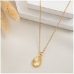 سلسال بلدي دمعة لون ذهبي كفالة سنتين ضد تغير اللون