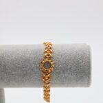 سوار بلدي سبلة دائري لون ذهبي كفالة سنتين ضد تغير اللون