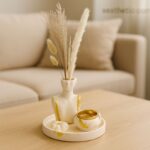 بكج ديكور كونكريت مكون من4 قطع صناعة يدوية Hand Made