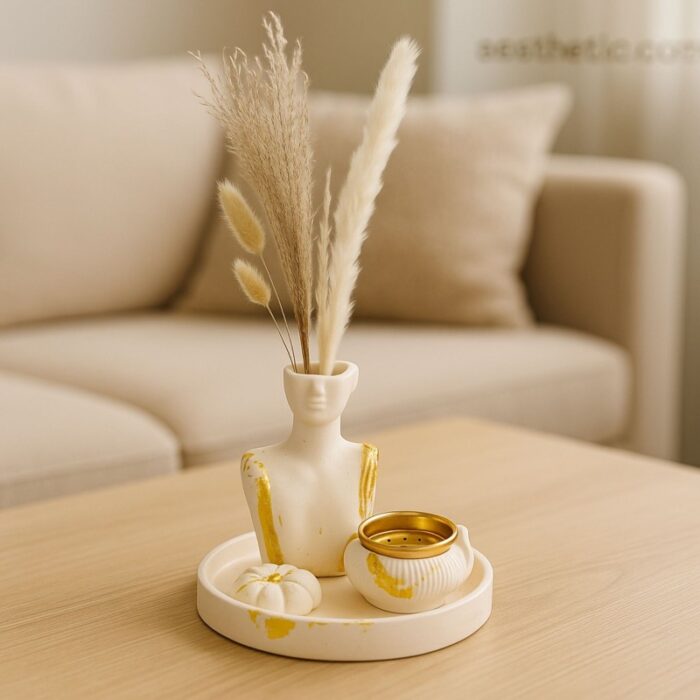 103387055_688a0cfc9684f بكج ديكور كونكريت مكون من4 قطع صناعة يدوية Hand Made - الصورة 1