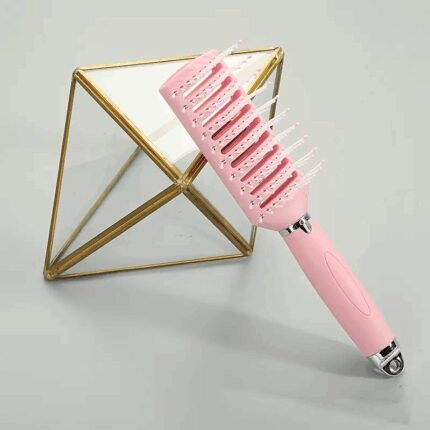 فرشاة شعر لون زهري