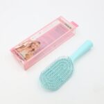 فرشاة شعر لون اخضر تركوازي