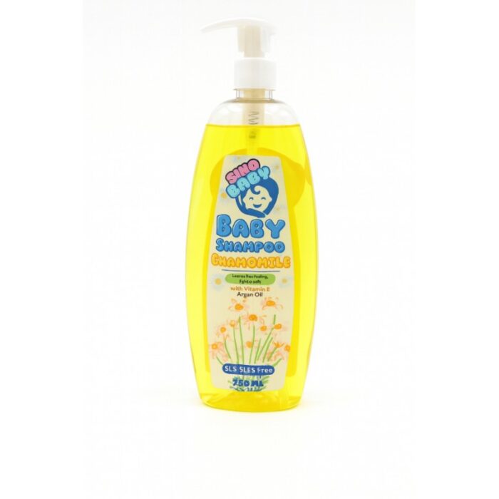 ⁦sinobaby baby shampoo chamomile 750ml شامبو أطفال⁩ - الصورة ⁦2⁩