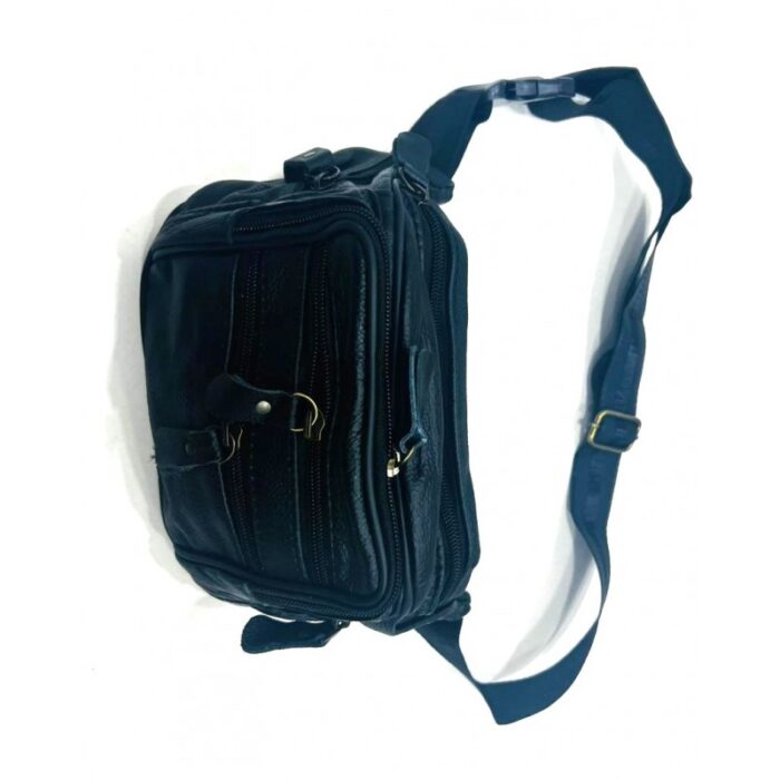 10316230_688ca0b75eadd شنطة خصر جلد لون اسود - الصورة 1