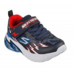 ⁦Skechers Kid's Light Storm 2.0 Shoes - حذاء سكيتشرز المضيء لايت ستورم 2.0 للأطفال لون كحلي⁩ - الصورة ⁦2⁩