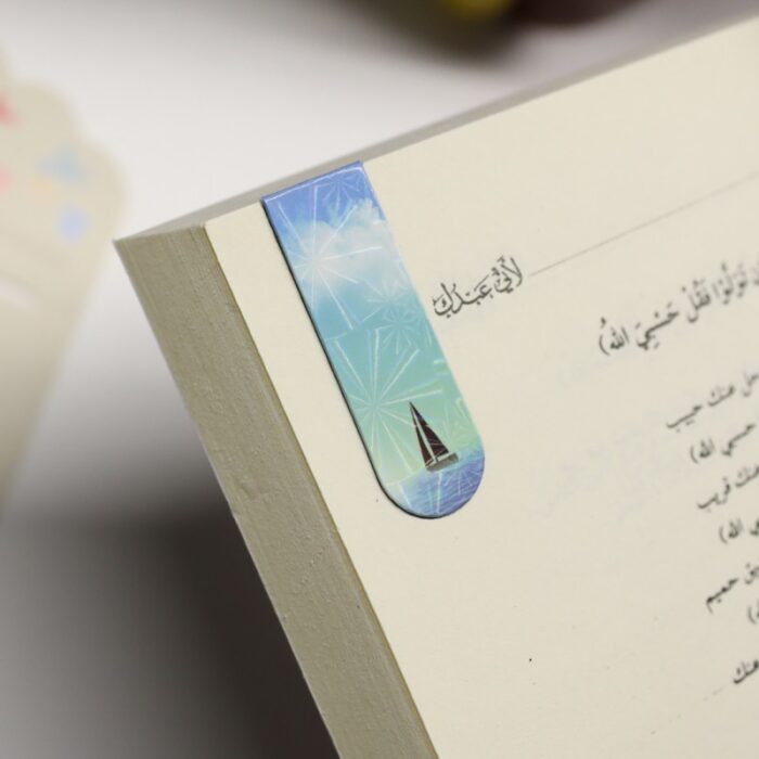 ⁦ورقة علامات مغناطيسية للكتب والقرطاسية مُكونة من 6 علامات بألوان مختلفة⁩ - الصورة ⁦5⁩