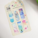 ⁦ورقة علامات مغناطيسية للكتب والقرطاسية مُكونة من 6 علامات بألوان مختلفة⁩ - الصورة ⁦6⁩