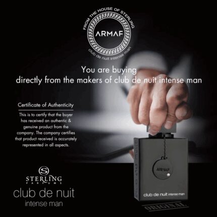 Club De Nuit Intense man EDP By Armaf for Mens 200 ML - عطر كلوب دي نوي انتنس مان من ارماف للرجال سعة 200 مل