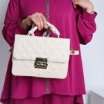 ⁦شنطة كتف لون بيج⁩ - الصورة ⁦6⁩