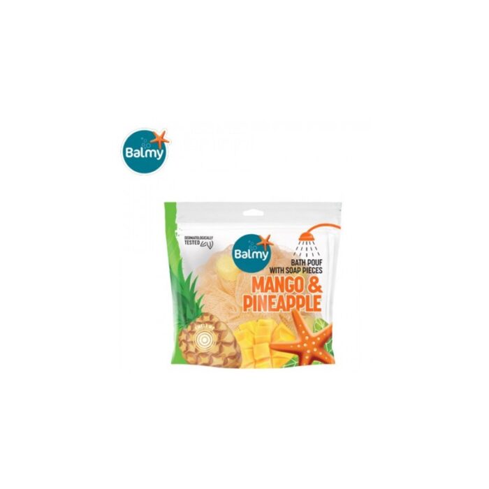 ⁦ليفة استحمام معطرة مع صابونة مانجا وأناناس - بالمي⁩ - الصورة ⁦4⁩
