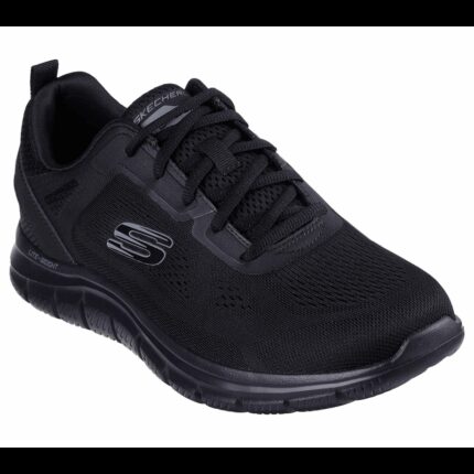 حذاء سكيتشرز تراك برودر للرجال لون أسود- Skechers Men's Sport Track Broader Shoes