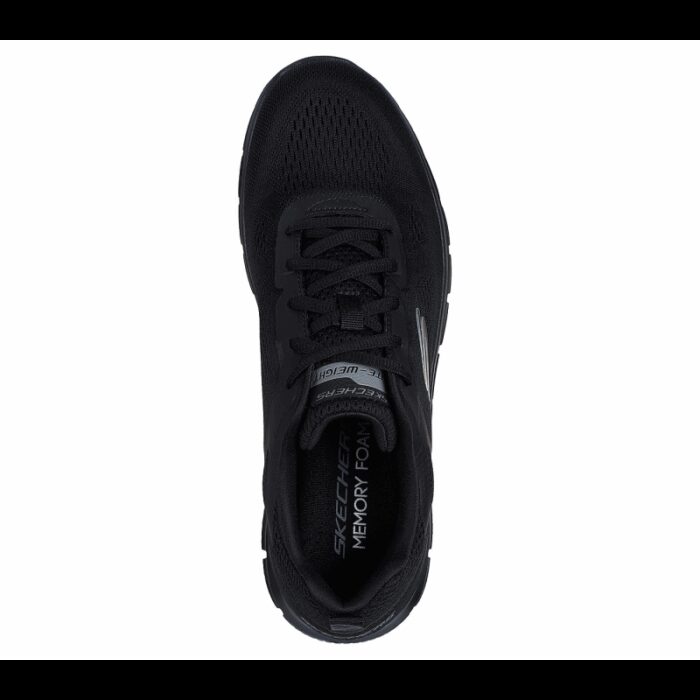 ⁦حذاء سكيتشرز تراك برودر للرجال لون أسود- Skechers Men's Sport Track Broader Shoes⁩ - الصورة ⁦3⁩
