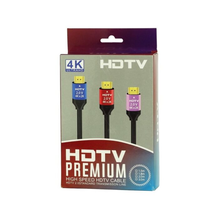 ⁦4K 3M High Speed HDMI Cable - كابل HDMI عالي السرعة طول 3 متر⁩ - الصورة ⁦4⁩