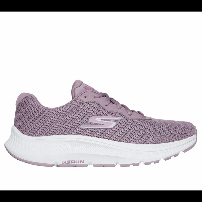 ⁦Skechers Women's GO RUN Consistent 2.0 - Engaged Shoes - حذاء سكيتشرز جو رن كونيستينت 2.0 للنساء لون بنفسجي فاتح ونعل أبيض⁩ - الصورة ⁦2⁩