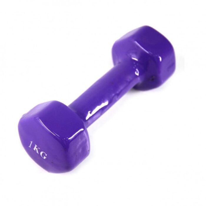 1033753550_688cb59d611d4 وزن بيبي دمبل لتمارين رفع الأوزان حجم 1 كجم لون بنفسجي - الصورة 1