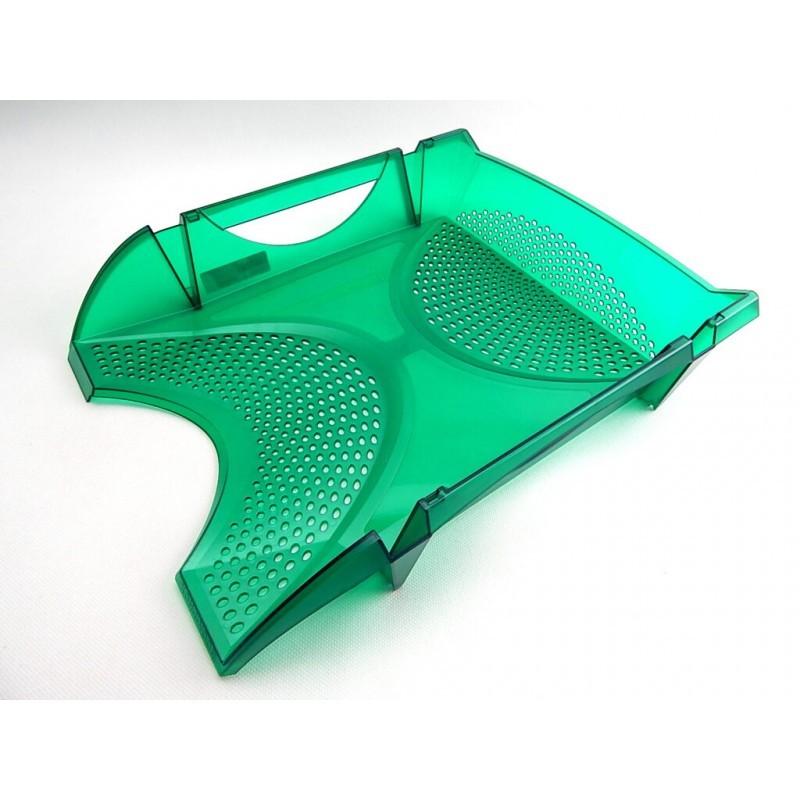 ⁦حافظه اوراق وملفات للمكتب اكرليك اخضر⁩ - الصورة ⁦1⁩