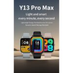 ساعة ذكية شاشة كبيرة - تعمل باللمس - لاجراء المكالمات الصوتية - حزام سيليكون لون أسود