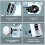 ⁦أداة لتقوية قبضة اليد والرسغ وتمرين عضلات الذراع على شكل حرف R قابلة للتعديل من 5 الى 60 كيلوغرام- مع شاشة LCD وعدّاد لمراقبة أداءك⁩ - الصورة ⁦5⁩