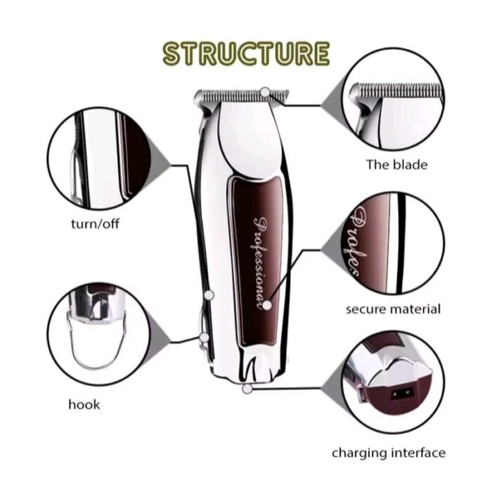 ⁦ماكينة حلاقة الشعر اللاسلكية القابلة لإعادة الشحن للرجال - صناعة ألمانية نوع Professional⁩ - الصورة ⁦2⁩