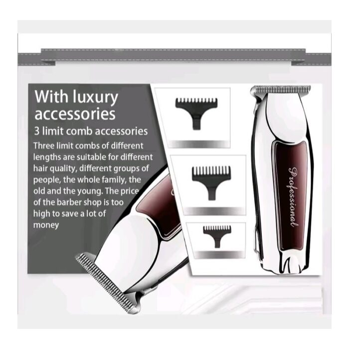 ⁦ماكينة حلاقة الشعر اللاسلكية القابلة لإعادة الشحن للرجال - صناعة ألمانية نوع Professional⁩ - الصورة ⁦4⁩