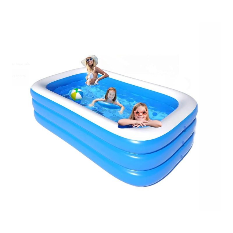 103384184_68ab781187711 حوض سباحة قابل للنفخ حجم 180×140×60 سم - الصورة 1
