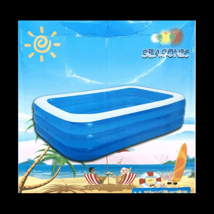 ⁦حوض سباحة قابل للنفخ حجم 180×140×60 سم⁩ - الصورة ⁦2⁩