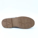 ⁦بسطار جلد ساق طويل للرجال لون بني⁩ - الصورة ⁦4⁩