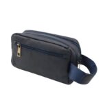 ⁦حقيبة كروس جلد حجم 22×14 سم لون كحلي⁩ - الصورة ⁦2⁩