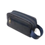 ⁦حقيبة كروس جلد حجم 22×14 سم لون كحلي⁩ - الصورة ⁦3⁩