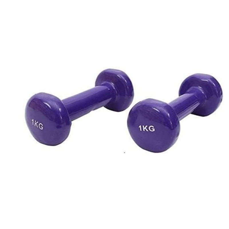 ⁦زوج دمبلز وزن 1 كيلو لون بنفسجي⁩ - الصورة ⁦1⁩