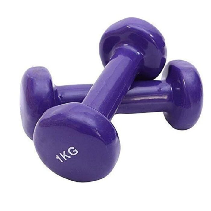 ⁦زوج دمبلز وزن 1 كيلو لون بنفسجي⁩ - الصورة ⁦2⁩