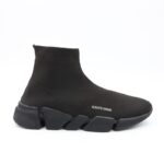 ⁦حذاء رياضي للرجال بساق مرتفعة لون أسود⁩ - الصورة ⁦5⁩