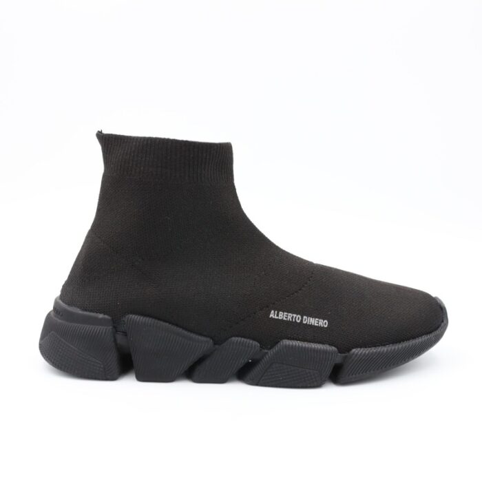 ⁦حذاء رياضي للرجال بساق مرتفعة لون أسود⁩ - الصورة ⁦5⁩