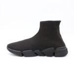 ⁦حذاء رياضي للرجال بساق مرتفعة لون أسود⁩ - الصورة ⁦6⁩