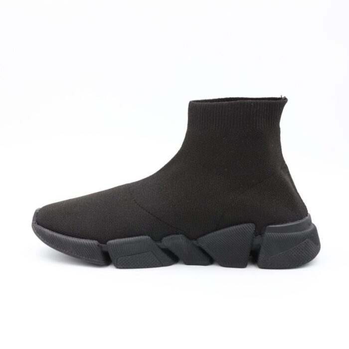 ⁦حذاء رياضي للرجال بساق مرتفعة لون أسود⁩ - الصورة ⁦6⁩