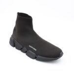 ⁦حذاء رياضي للرجال بساق مرتفعة لون أسود⁩ - الصورة ⁦8⁩