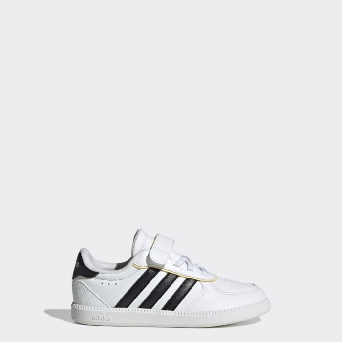 ⁦adidas Kids' Breaknet Sleek El C Shoes - White⁩ - الصورة ⁦2⁩