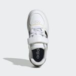 ⁦adidas Kids' Breaknet Sleek El C Shoes - White⁩ - الصورة ⁦3⁩