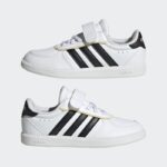 ⁦adidas Kids' Breaknet Sleek El C Shoes - White⁩ - الصورة ⁦10⁩