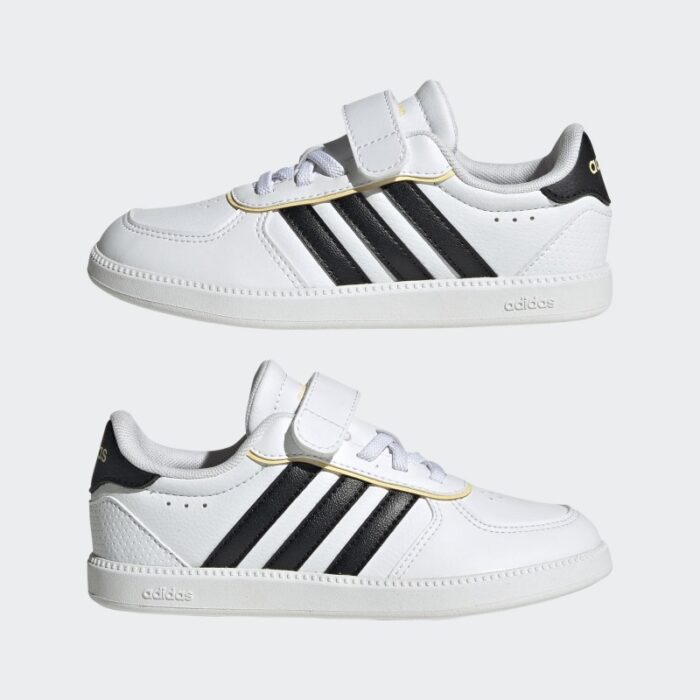 ⁦adidas Kids' Breaknet Sleek El C Shoes - White⁩ - الصورة ⁦10⁩