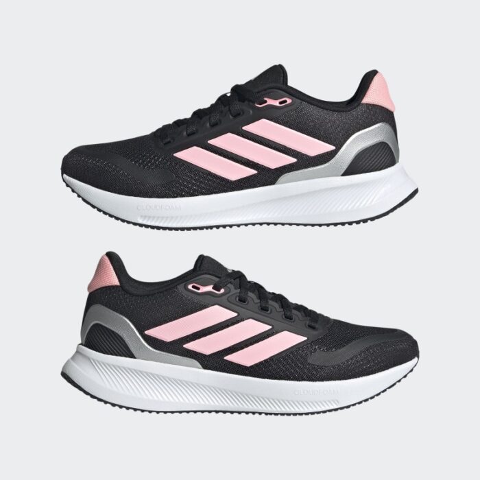 ⁦adidas Runfalcon 5 Shoes - Black⁩ - الصورة ⁦10⁩