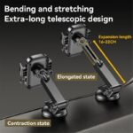 ⁦yesido car holder c267 حامل جوال على تابلو السيارة⁩ - الصورة ⁦3⁩