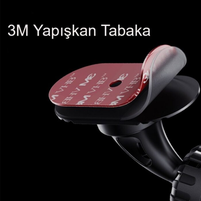 ⁦yesido magnet holder c153 حامل جوال مغناطيسي قوي دائري باكثر من استخدام على مكيف او على تابلو السيارة⁩ - الصورة ⁦2⁩