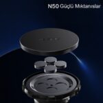 ⁦yesido magnet holder c153 حامل جوال مغناطيسي قوي دائري باكثر من استخدام على مكيف او على تابلو السيارة⁩ - الصورة ⁦3⁩