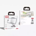 حامل جوال مكتبيي يتحرك 360 درجة بتصميم معدني فخم