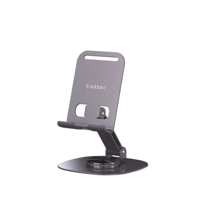 ⁦حامل جوال مكتبيي يتحرك 360 درجة بتصميم معدني فخم⁩ - الصورة ⁦2⁩