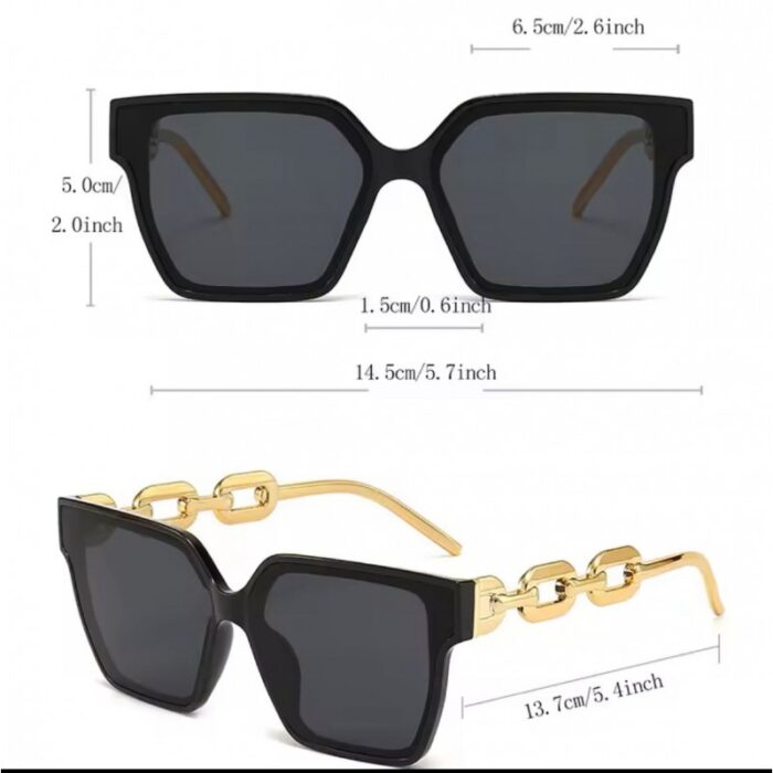 ⁦نظارة شمسية ستاتي أسود⁩ - الصورة ⁦3⁩