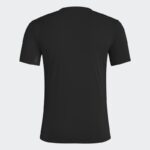 ⁦adidas Mens' Adizero Essentials Running Tee - Black⁩ - الصورة ⁦3⁩