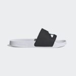 adidas Mens' Adilette Shower Slides- Black
