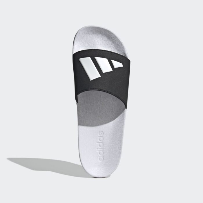 ⁦adidas Mens' Adilette Shower Slides- Black⁩ - الصورة ⁦3⁩